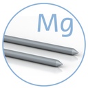 Colloimed Magnesium-Elektroden Mg – Ø 3 mm, Länge 140 mm (Paar)