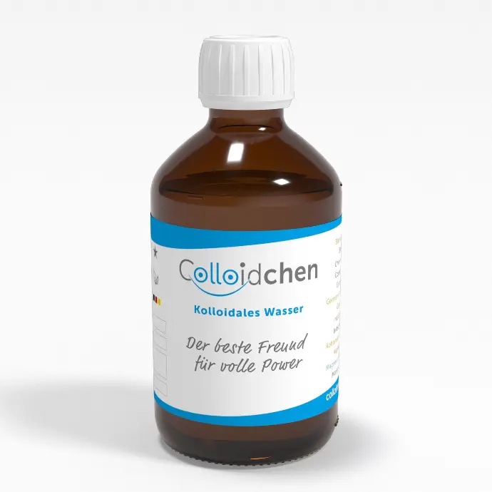 [BGF0250CK] Braunglasflasche 250ml mit Kapsel - Colloidchen - Der beste Freund