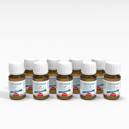 [K1000030] Colloimed VitaNova 9 Elemente je 30ml - Kolloidale Flüssigkeiten im Set
