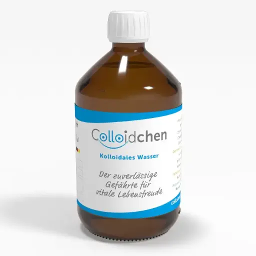 [BGF0500CK] Braunglasflasche 500ml mit Kapsel - Colloidchen - Der zuverlässige Gefährte