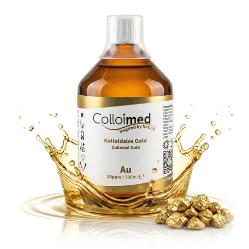 Colloimed Kolloidales Gold 10 ppm | Hochvolt-Verfahren