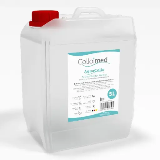 [CAQBD005] Colloimed AquaCollo Bidestilliertes Wasser 5 Liter