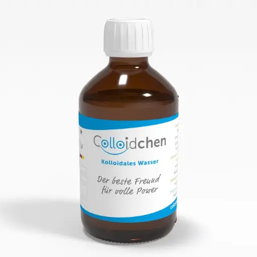 [BGF0250CK] Braunglasflasche 250ml mit Kapsel - Colloidchen - Der beste Freund