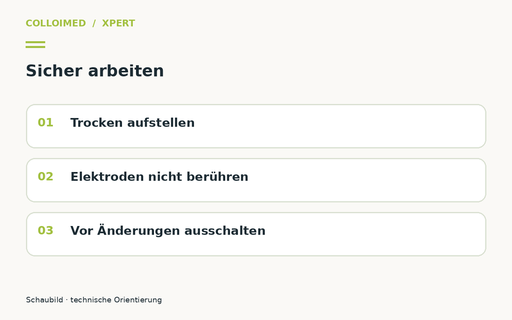Xpert sicher verwenden: Sicherheit und Verantwortung