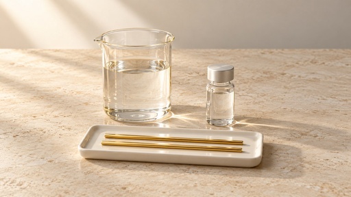 Kolloidales Gold mit dem Xpert: Start und Wasserleitwert